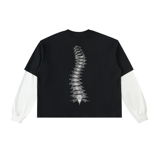 " The Last War" Layered Sleeve T-Shirt