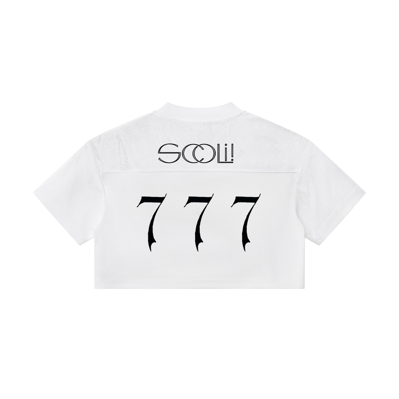 "SUPERBOWL" Women’s Cropped Paneled V-Neck Jersey
