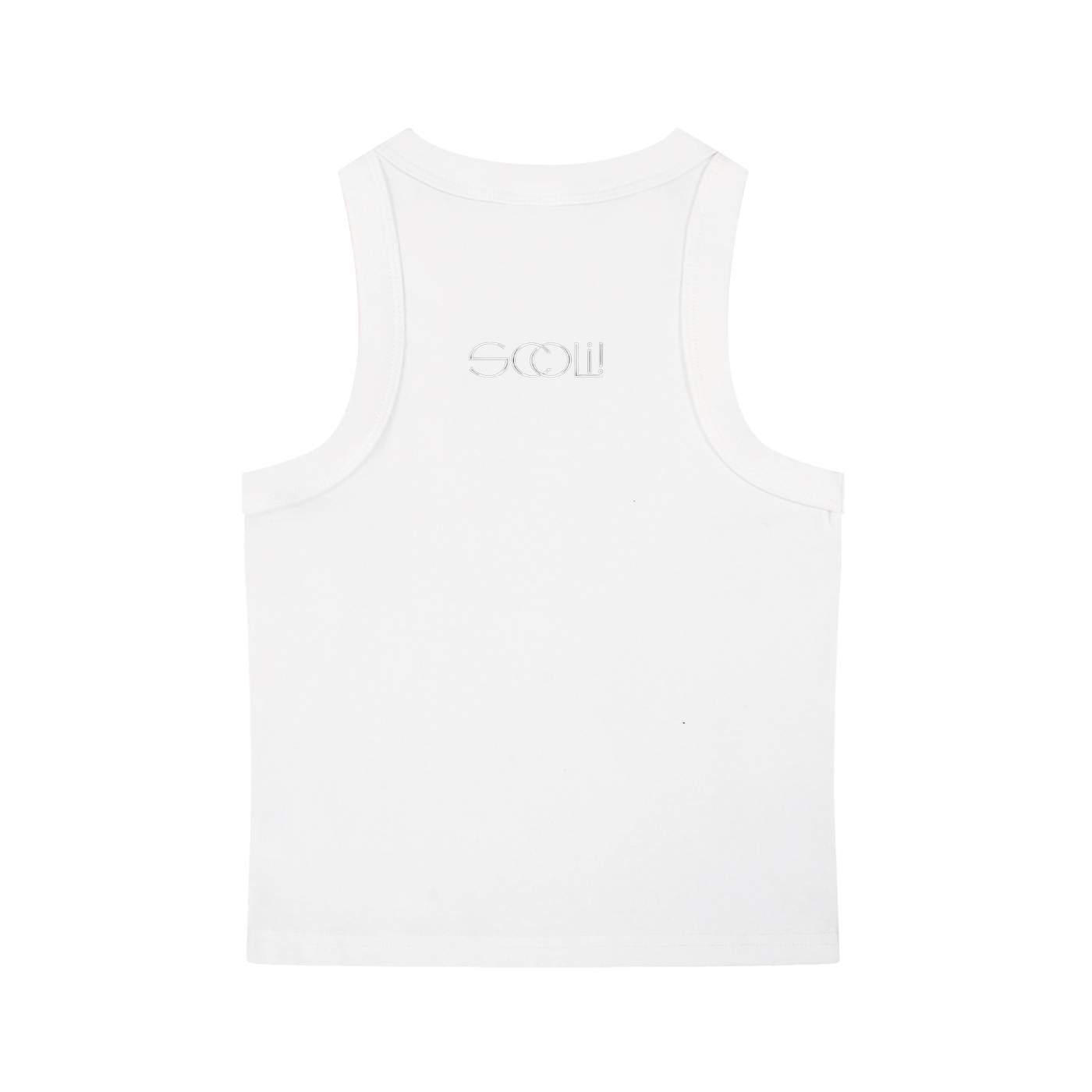 "BITCH" Snow Washed Tank Top