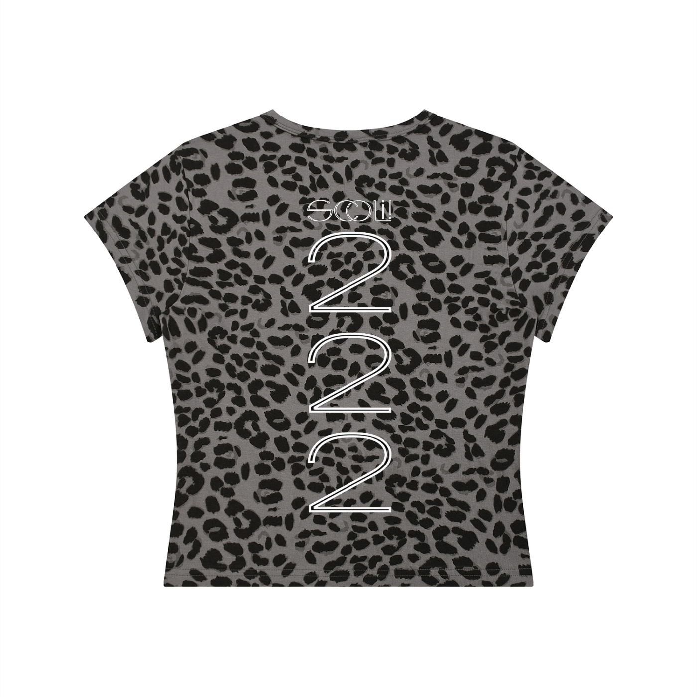 " 2 BAD " Women’s Leopard Print Crop T-Shirt