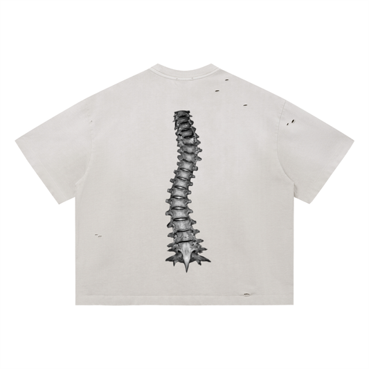 "Keep Sucking " Vintage Washed Distressed Boxy Oversized T-Shirt