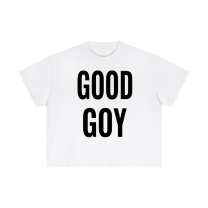 “GOOD GOY” Cotton Boxy T-Shirt