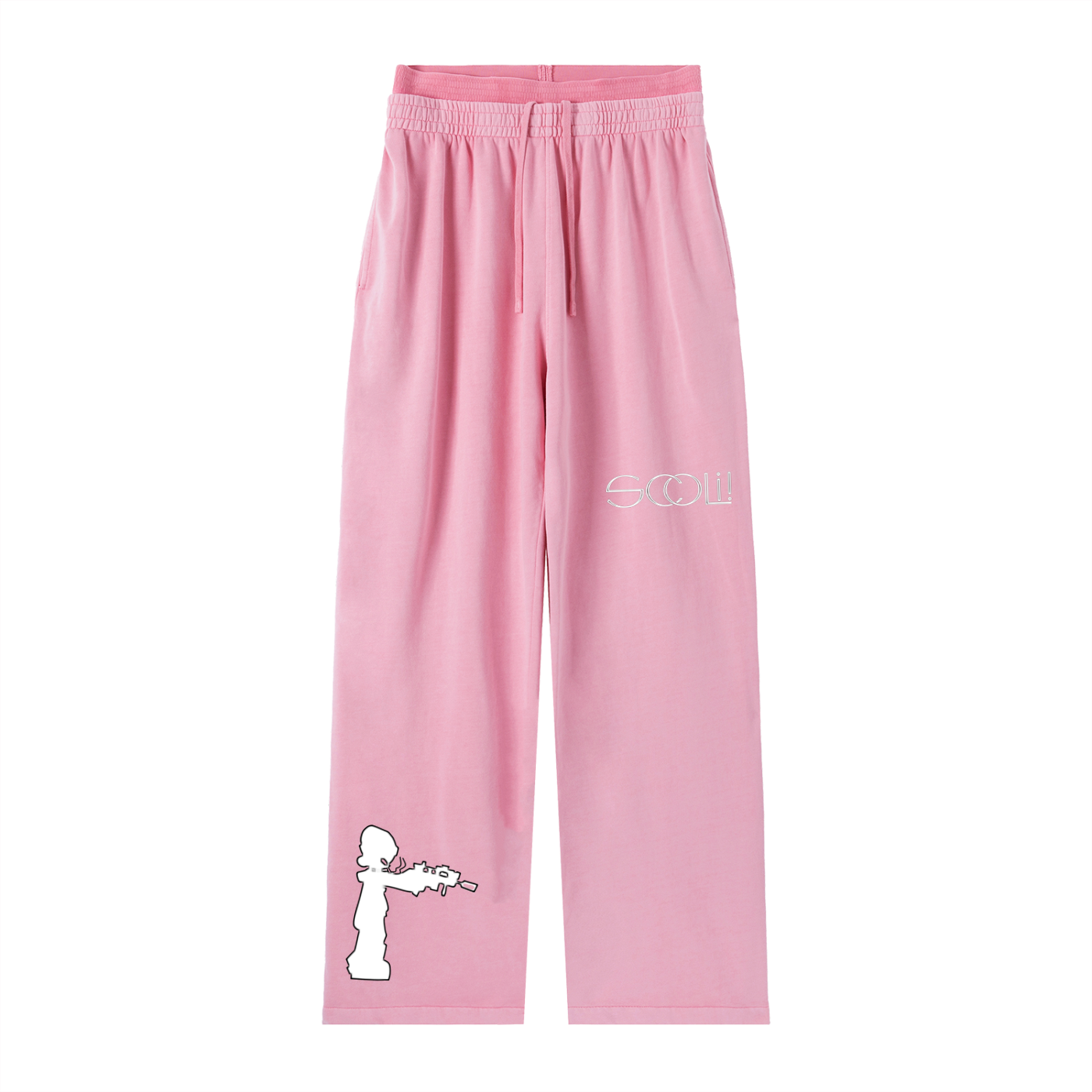 " VIBEZ " Vintage Washed Waist Pants