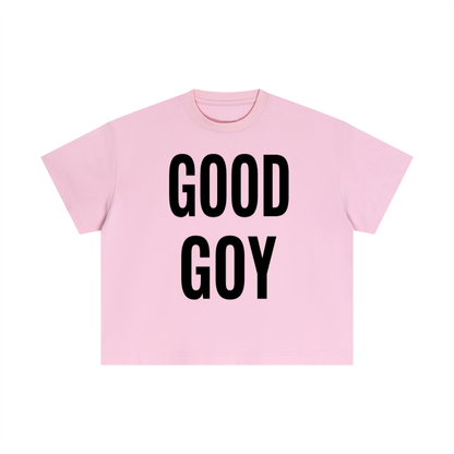“GOOD GOY” Cotton Boxy T-Shirt