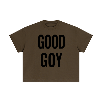 “GOOD GOY” Cotton Boxy T-Shirt