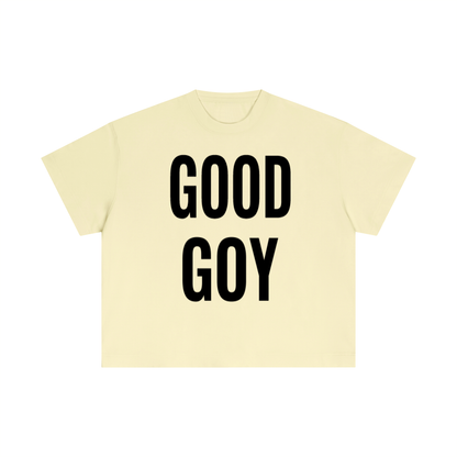 “GOOD GOY” Cotton Boxy T-Shirt