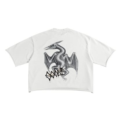 "Plain Scoli" French Terry Raw Edge T-Shirt