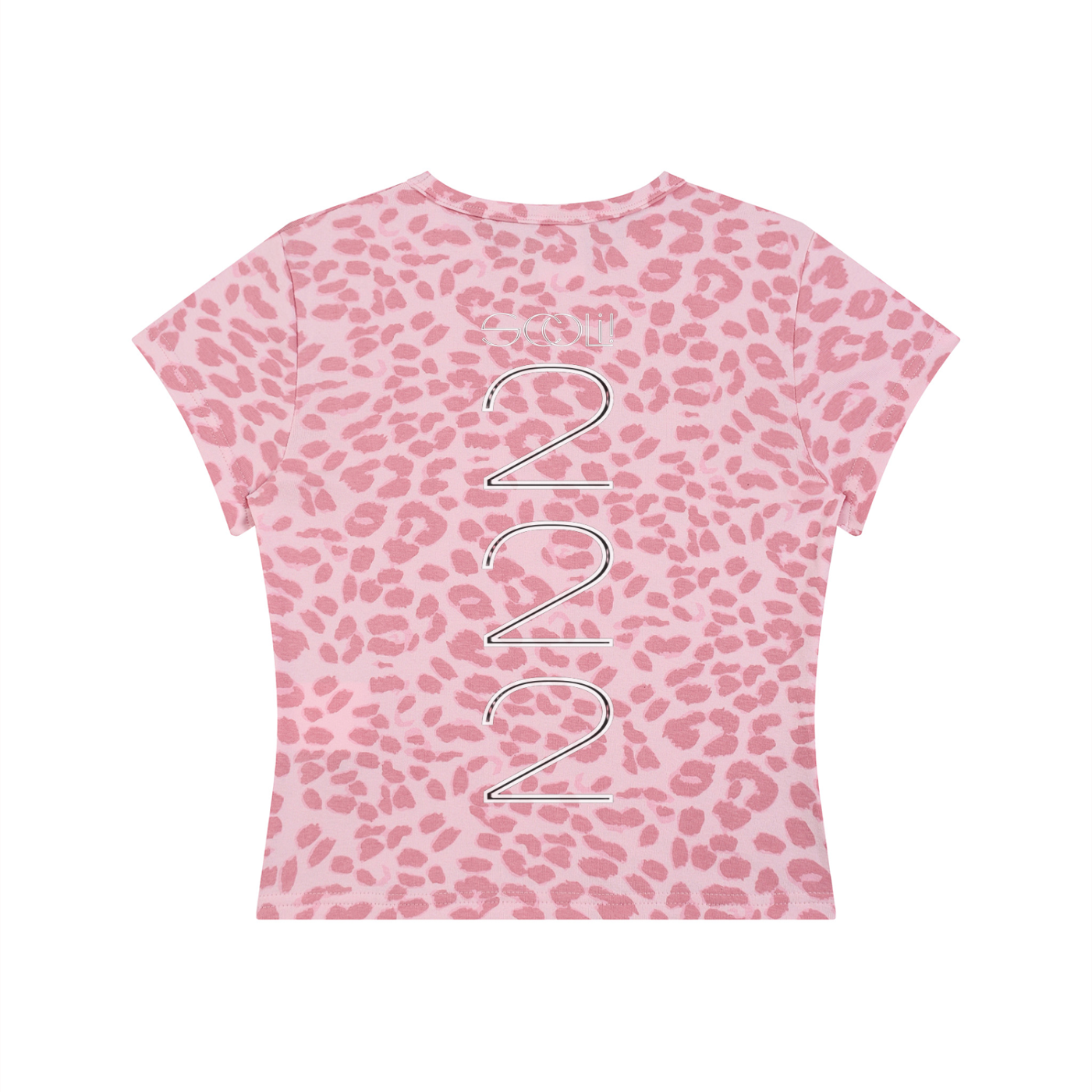 " 2 BAD " Women’s Leopard Print Crop T-Shirt