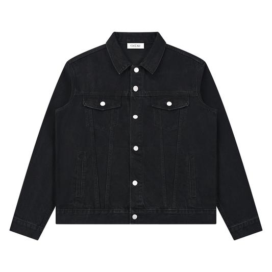 Unisex Vintage Wash Denim Jacket