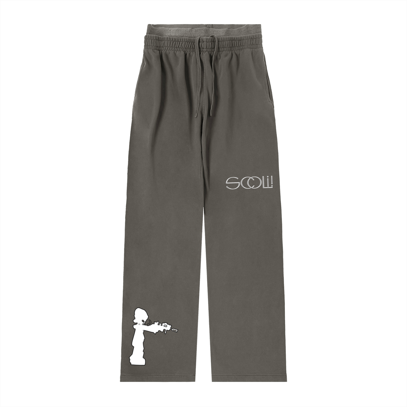 " VIBEZ " Vintage Washed Waist Pants