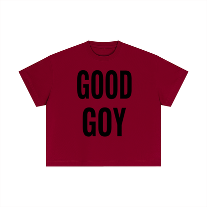 “GOOD GOY” Cotton Boxy T-Shirt