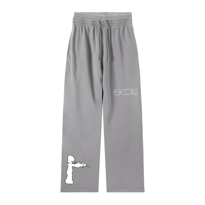 " VIBEZ " Vintage Washed Waist Pants