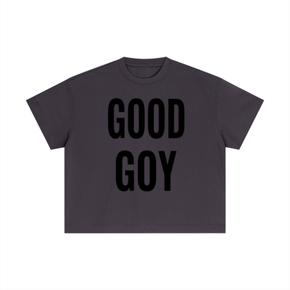 “GOOD GOY” Cotton Boxy T-Shirt